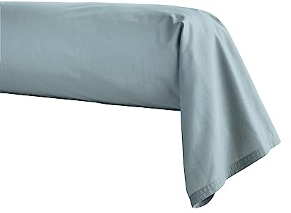 Essix First Nackenrollenbezug, Perkal-Baumwolle, Eisblau, 43 x 230 cm, 43 x 230 cm