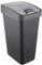 keeeper Premium Abfallbehälter mit Flip-Deckel, Soft Touch, 45 l, 40 x 30 x 61,5 cm, Magne, Grau (Graphit)