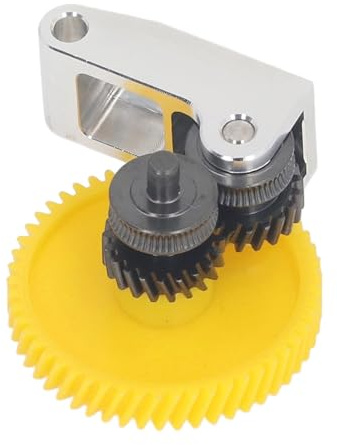 Verschleißfester 3D-Drucker Extruder-Zahnradsatz aus Gehärtetem Stahl für Bambu P1S, mit Aluminiumgriff, Nano-Beschichtung, Kompatibel mit X1- und P1-Serie