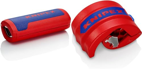 KNIPEX TwistCut Coupe-tubes pour gaines électriques 13-32 mm 90 22 01 SB & BiX Coupe-tube pour les tubes en plastique de Ø 20 à 50 mm 90 22 10 BK