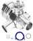 XTevu Turbo-Umschaltventil, verstellbares Turbo-Abblase-Splitterventil, universelles Rücklauf-Ablassventil, passend für 1,8T-2,7L-Motoren