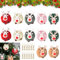 12 Piezas Navidad Colgante de Fieltro Ciervo Alce, Colgantes Creativos de Fieltro de Alce, Fieltro de Madera, Navidad Colgante de Adornos Arbol Navidad para Arbol de Navidad