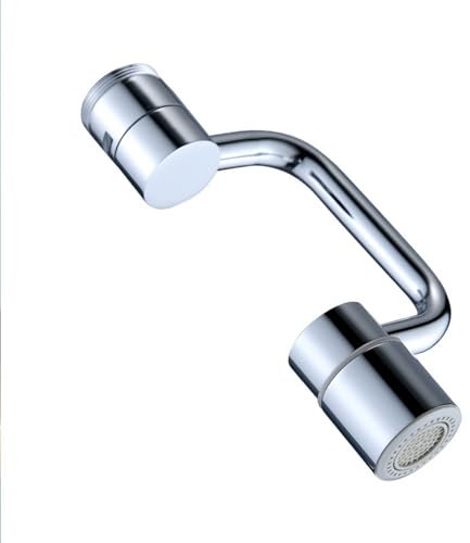 Extensión de grifo multifunción – Adaptador giratorio de 1440° para baño y cocina