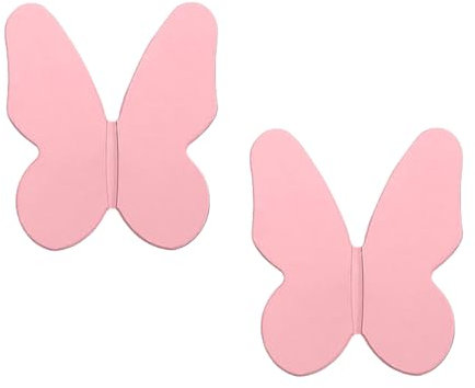 JIALUO0318 Habitación Infantil Aleación de Aluminio Manijas Para Muebles Armarios Pomos Cajones Tiradores Cocina Manijas Tiradores de Puerta 2 Piezas (Pink)