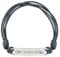 Lumari Gold Personalisierte Gravur Armband - Partner Armband mit Namen, Edelstahl Platte für Damen & Herren - Langlebiges Geschenk zum Geburtstag, Grau/Silber