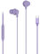 Celly, Cuffie Auricolari In Ear con Filo USB-C, Con Tasto di Risposta, Controllo del Volume, Microfono Integrato, Colore Viola