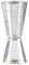 QUXVUIS Double Jigger transparent once tasses résine léger étanche mélange Oz tasses maison Bar applique exquis exécution lait, L