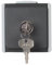 Unitec Aquarius 45253L Socket Lockable Single Switch Surface-Mounted Loose Grey/Dark Grey