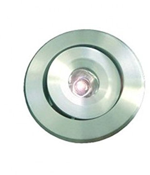 CLE LED Sternenhimmel Einbauleuchte ALUTEC 1W alu/LED warmweiss