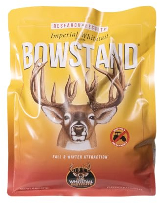 Whitetail Institute BowStand Deer Food Plot Seed, Annual Forage Designed to Attract Deer to Small, Remote Food Plots for Bow Hunting, Can Be Planted with Hand Tools, 4 lbs (4500 sq ft)