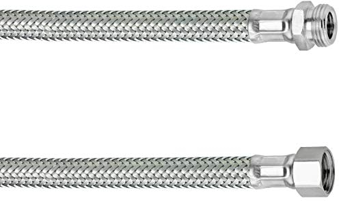 Cornat Flexibler Verbindungsschlauch - 200 mm Länge - 3/8 Zoll IG, 3/8 Zoll AG - Hochwertige Edelstahl-Umflechtung / Anschlussschlauch für Wasserhahn / Armaturenschlauch / Flexschlauch / T3173091270