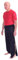 FERRUCCI COMFORT Pantalone Felpa per Riabilitazione Morbidezza Sanitario (Blu, L)