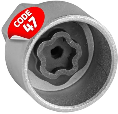SW-Stahl 02384L-7 Felgenschloss-Adapter Code 47 für BMW Radsicherung | Felgensicherungs-Adapter - Radmuttern-Schlüssel zum Montieren von Radsicherungsbolzen - ab Baujahr 2012 geeignet