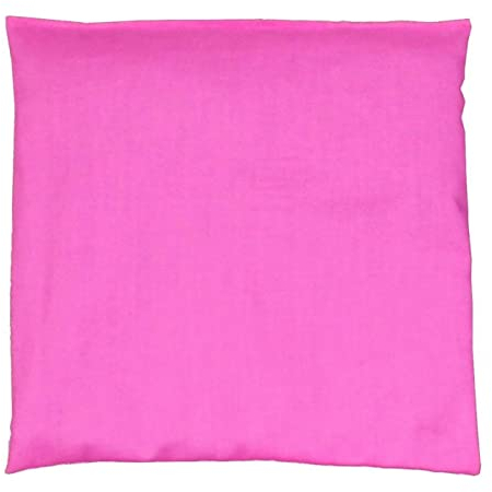 Franzis Nähstube 20x20cm Coussin noyaux de cerise Rose en 100% coton I Coussin noyaux de cerise 20x20 pour micro-ondes I Coussin chauffant, coussin no
