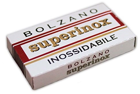 Bolzano Superinox doppelseitige Rasierklingen für Rasierhobel Rostfrei 5 Stück