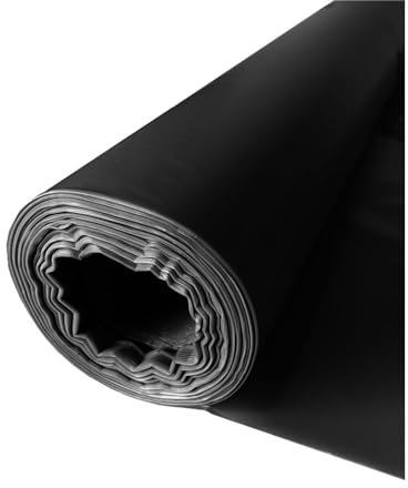 Jardin202 - Metro Lineal de Plastico Negro de 700 galgas- Ancho 12M