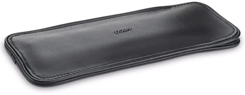 Lamy 1233084 A 401 Lederwaren – Hochwertiges Kalbsleder-Etui 859 in der Farbe Schwarz - Für zwei Schreibgeräte , Für 2 Schreibgeräte