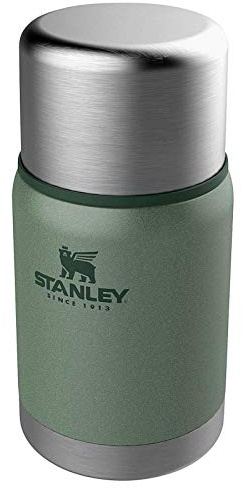 STANLEY Adventure Vacuum Food Jar 0.7L / 24OZ Hammertone Green – BPA FREE Stainless Steel Food Thermos | Keeps Cold or Hot for 15 Hours | Leakproof Lid Doubles as Cup | Lifetime Warranty