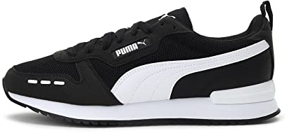 PUMA Unisex Puma R78 Sneakers, Puma Black Puma White, 6.5 UK
