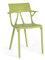 Kartell A.I. Stuhl, Polypropylen, Grün, 55 x 59 x 94 cm, 2 Stück