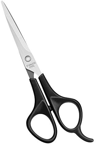 Asdirne Friseurschere,Haarschneide Scheren mit ABS Griff,Haarschneideschere Profi,6'',Schwarz