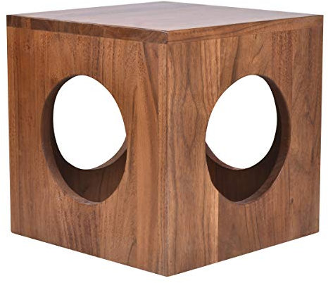 Möbilia® Couchtisch, Akazie, 35x35 cm