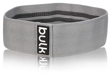 Bulk Kurze Widerstandsbänder, Fitnessband, Dunkelgrau, Mittel