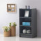 Timber Art Design UK 3 Tier Bookcase Storage Open Floor Mount Industrial Rack Display Shelving Organiser Cubes Unit For Living Room, Office, Study Room Furniture, Grey - W40 x H80 x D30cm