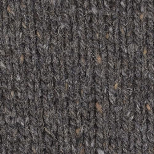 Drops Soft Tweed, 50% Wolle, 25% Alpaka, 25% Viskose, Garn zum Stricken und Häkeln, 3 oder leicht, Kammgarn, DK Gewicht (09 Raben)