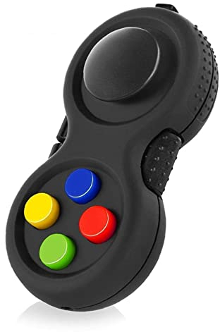 TOSSPER Fidget-pad 8-Fidget-funktionen Und Lanyard-Controller-Stress-reduziererhand-zappelzwürfeln Für Freigabestress