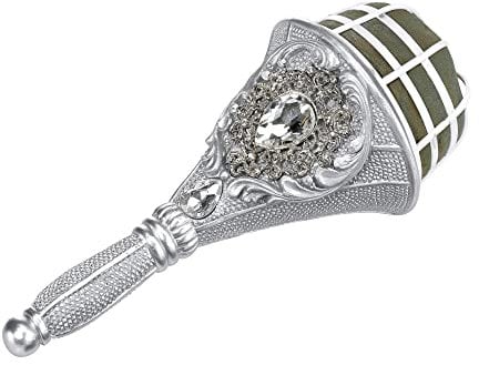 Lillian Rose Jeweled Gold Wedding Bouquet Holder, One Size, Silver