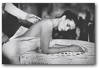 JIEJI Helmut Newton Elsa Peretti Poster Leinwand Wandkunst Poster Dekorativ Modern Home Druck Bild Kunstwerke Poster 60 x 90 cm