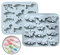 Fyfjur Molde Chocolate, Dinosaurio Moldes Bombones Silicona, Molde De Silicona Para Chocolate, Moldes Silicona Para Dulces, Chocolate, Gelatina (Azul, 16,6 X 14,7 X 1,8 cm)
