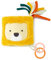Little Big Friends Soft Activity Book 2 in 1 |Multipurpose Developmental Toy|Easily attaches to crib|Teething Ring