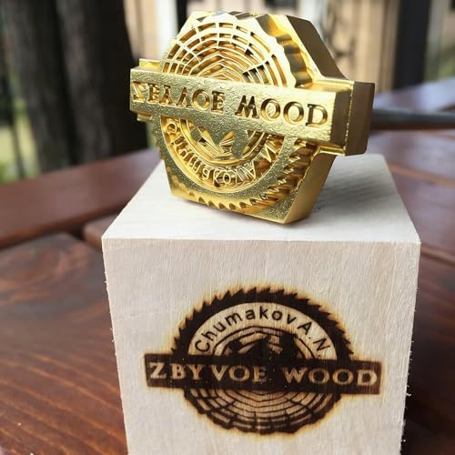 Individuelles Branding Eisen für personalisierte Holz Heat Stamp für Geschenk, Holzbearbeitung Design Küche, Hochzeit (2,5 x 2,5 cm)