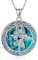 ONEFINITY Ankh Kette 925 Sterling Silber Ankh Anhänger Auge Des Horus Kette Ägyptische Schmuck Geschenke Für Damen