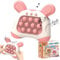 YATOSEEN Quick Push Game Fidget Toys Pro für Kinder und Erwachsene, Handheld Push Bubble Stress Leuchtspielzeug, Pop Handheld-Spiel, Anti Angst Autismus Squeeze-Sensorspielzeug für Kinder