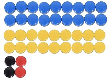 Cawila Premium Magnet 40er Set 10mm für Magnettafeln oder Whiteboards