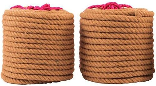 Corde épaisse, corde de jardin, corde de jute de 25 mm d'épaisseur et solide, corde de chanvre for décoration de jardin for l'artisanat, corde de tir à la corde, ficelle de bagage (taille : 25 mm 30 m