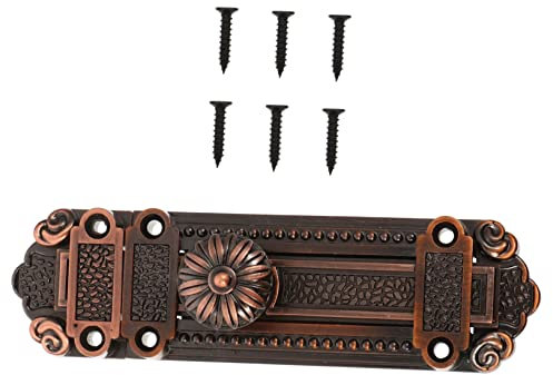 Gadpiparty Cerradura De Puerta Deslizante De Aleación De Zinc Cerradura De Seguridad De Estilo Vintage