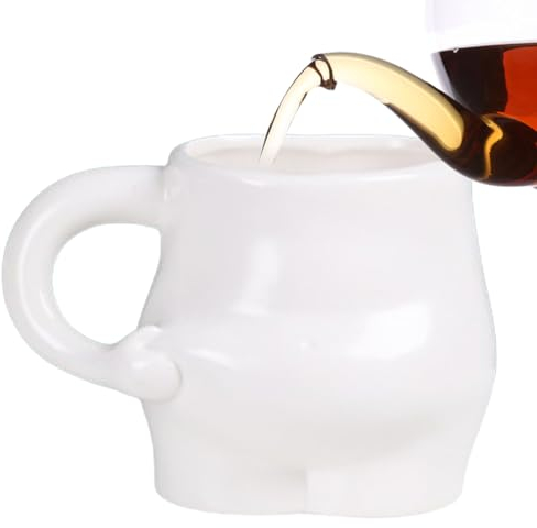 Zankie Tasse À Café en Céramique Créative - Tasse Drôle pour Gros Ventre ML Tasses Fabriquées À La Main Tasse De Ventre en Pot Parfaite comme Cadeau pour La Fête des Mères, La Fête des Pères
