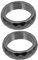 PACKOVE 2St Hämatit ring damenringe damenschmuck Frauen Weihnachtsgeschenke Herren Weihnachtsdekorationen Ornament breite Ringe Eheversprechen Ringe Mode Hematit dekorativer Ring Fräulein