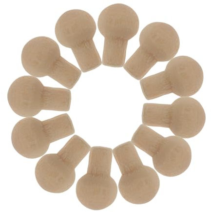 TOYANDONA Pcs Doll House Handle Knobs for Dresser Drawers Miniature Kitchen Knobs Dresser Drawer Knobs Blank Peg Dolls Drawer Handles Home Decor Craft Interior Child Dressing Table Wooden