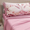 PETTI Artigiani Italiani - Lenzuola in Cotone con Federe in Stampa Digitale, Lenzuola Matrimoniali, Completo Letto Matrimoniale, Cigni Rosa, 100% Made in Italy