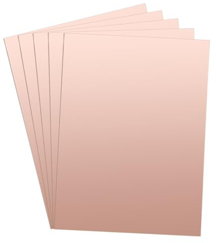 QUARKZMAN 5Stk 200x150mm Doppelseitig Kupfer Kaschiert Laminat PCB Leiterplatte FR4 1mm Dicke Basteln Prototyping Leiterplatte