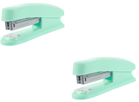 EXCEART 2 Pièces agrafeuse the office merchandise bureautique fourniture Attacher luvre affiche agrafes industrielles Fournitures de bureau produits de bureau gadgets de bureau Métal Green