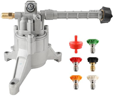 Carbhub 7/8 Shaft Vertical Pressure Washer Pump Compatible with TroyBilt Craftsman Karcher Generac Compatible with SRMW 22G26-EZ 2600-3000 2.2 2.5 GPM 2.2G24 PSI Compatible with Most 4-7 HP Engines