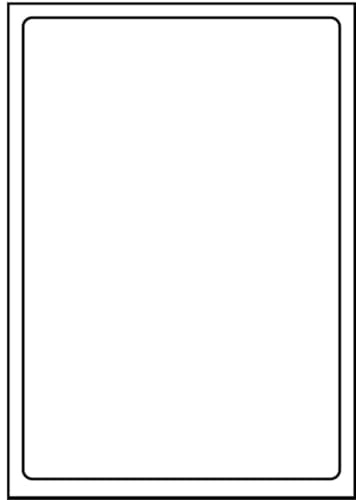 SmithPackaging A4 Self Adhesive Address Labels, 1 Label Per Sheet, 20 Sheets,199.6 x 289.1mm 20 Labels