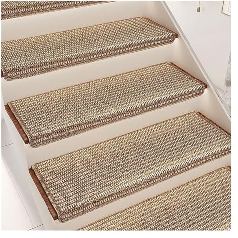 WEKONUMEX Teppich-Treppenstufen, Sisal-Teppich-Treppenstufen, Packungsgrößen 1-15 Sets, Größen(2pcs a,33.5x11.8x1.4)