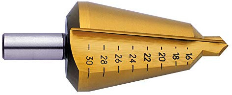 Exact Blechschälbohrer, Gr. 5, HSS-E, TiN-Beschichtung